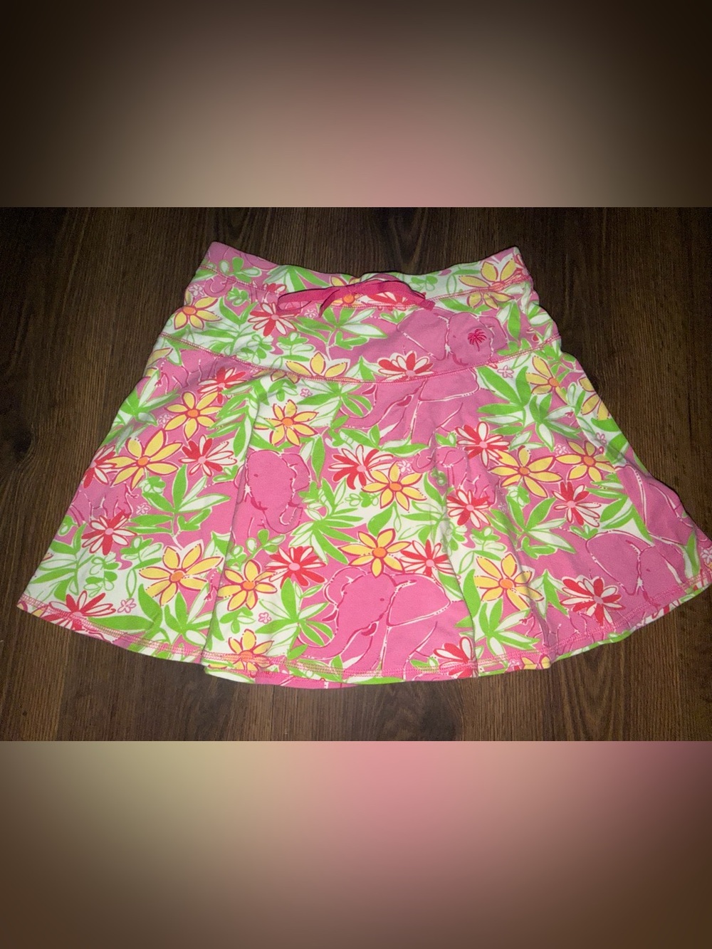Lilly Pulitzer Y2K 2000s Floral Skirt Size XS
